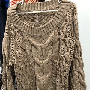 NWOT TAN KORI SWEATER